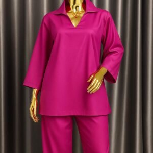 Elegance Luxe Magenta Two-Piece Set