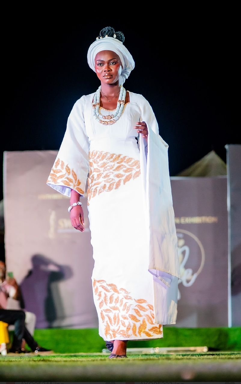 All White Classy Dress